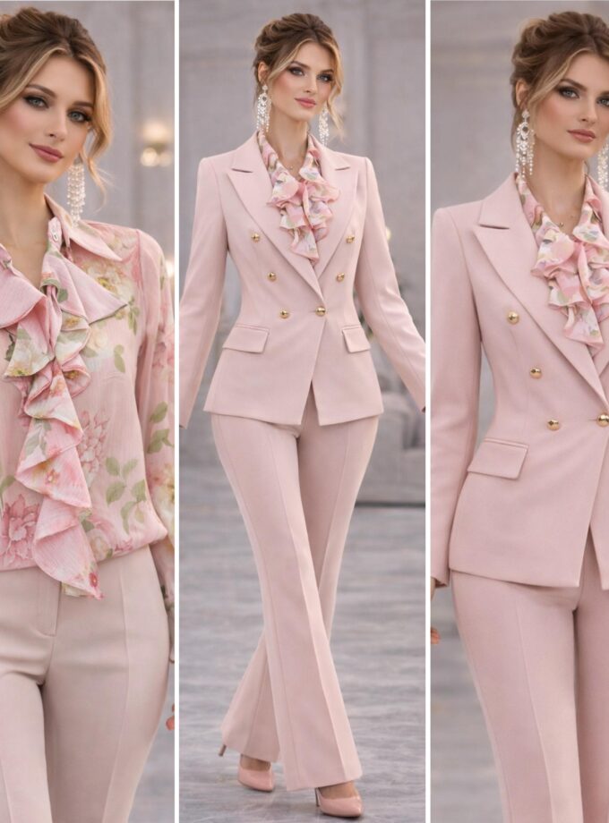 Tailleur pantaloni zampa